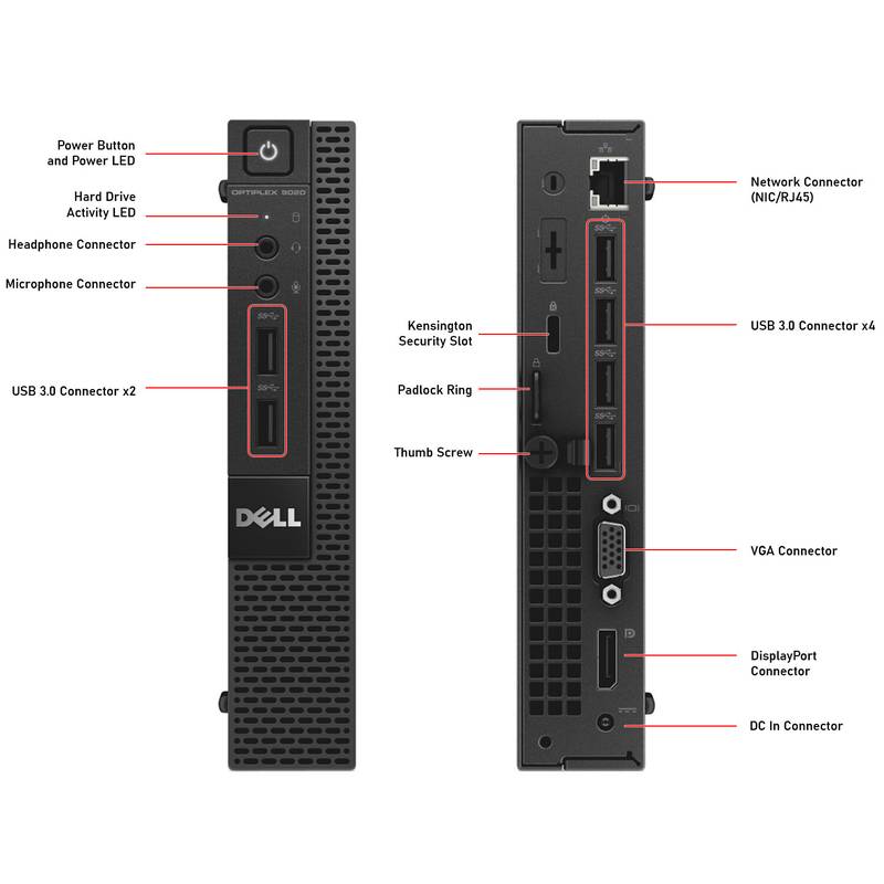 Image 3 de Mini PC Dell Optiplex 9020|16GB RAM|256GB SSD|WINDOWS 11 PRO|