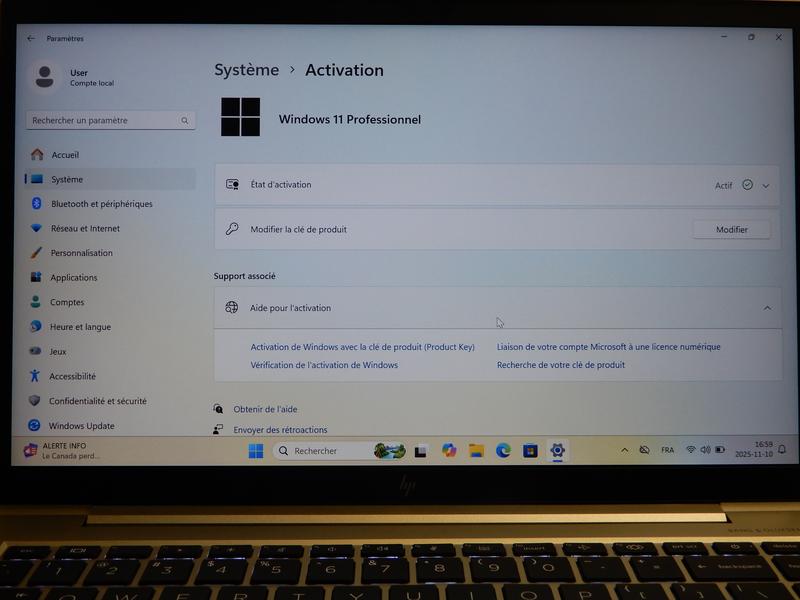 Image 7 de HP EliteBook 840 G8|i7-11th Gen@3.00GHz|GPU Iris| 16 GB DDR4| 256 GB SSD|Win11 pro| Performance assurée